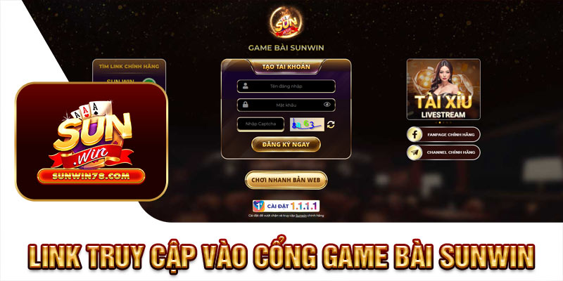 Link truy cập vào cổng game bài Sunwin